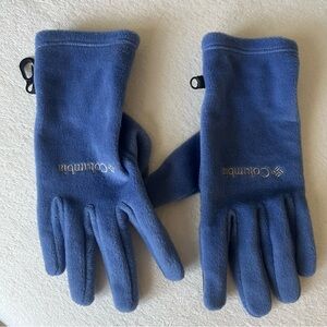 Columbia Women's Blue Fleece Gloves